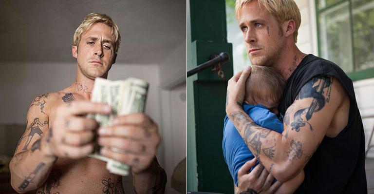 Ryan Gosling aparece todo tatuado em novo filme