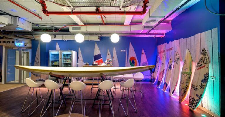 Novo escritório do Google, em Israel, é como um apartamento dos sonhos