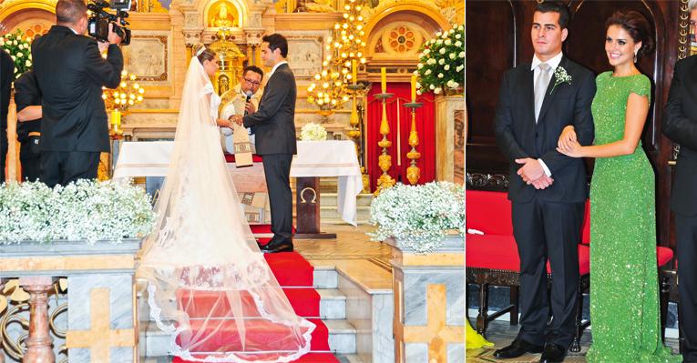Emoção de Paloma Bernardi na romântica boda do irmão Diego