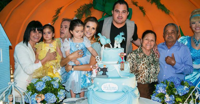 Luciano Camargo festeja suas adoráveis gêmeas no aniversário de 3 anos