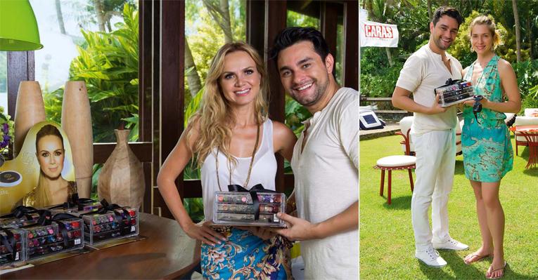 Eliana e André festejam parceria