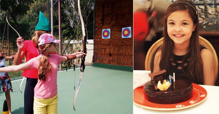 A doce Julia Gomes em festa por seus 11 anos