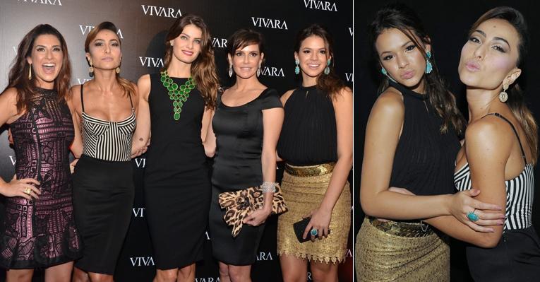 Sabrina Sato, Bruna Marquezine e mais beldades apostam no preto durante lançamento em São Paulo