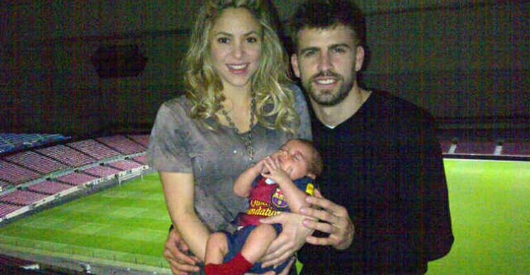 Shakira leva Milan a jogo de Gerard Piqué