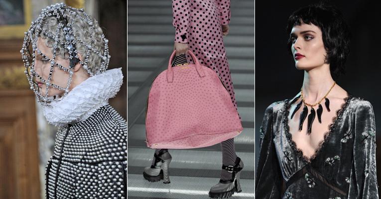 Acessórios marcam os desfiles da Semana de Moda de Paris