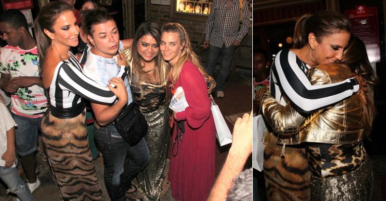 Ivete Sangalo reúne Carolina Dieckmann e Preta Gil em jantar no Rio