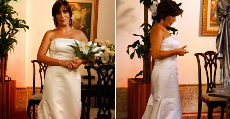 Gloria Pires se veste de noiva em ‘Guerra dos Sexos’