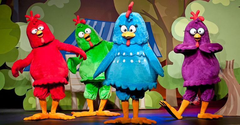Galinha Pintadinha ajuda na alfabetização das crianças e vai levá-las ao teatro