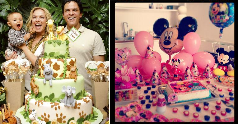 Aniversários dos filhos de Angélica e Eliana inspiram decoração de festas infantis