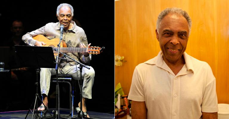 De chinelos, Gilberto Gil apresenta show bem à vontade