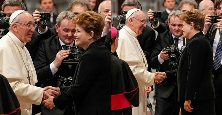 O DIA EM RESUMO: Presidente Dilma conversa com Papa Francisco após missa inaugural