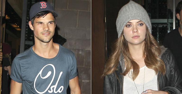 Taylor Lautner e Ashley Benson jantam em churrascaria brasileira nos EUA