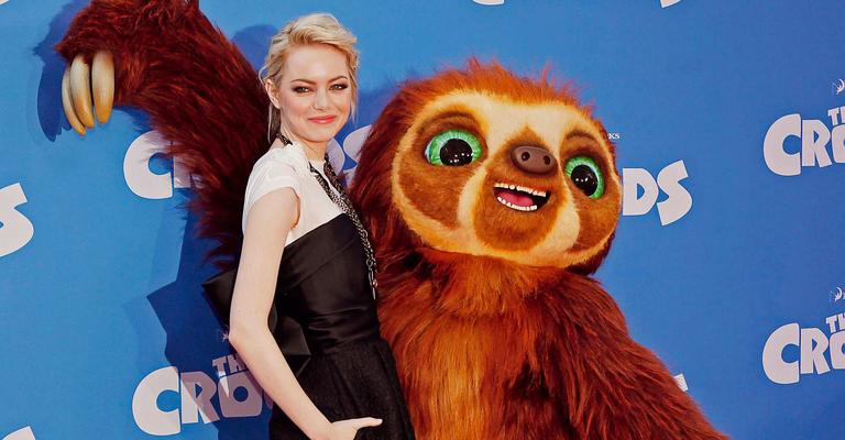 Carismática Emma Stone em première