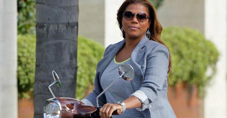 Queen Latifah acelara por Los Angeles