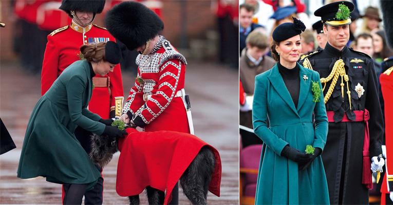 Kate Middleton festeja ao lado de príncipe William
