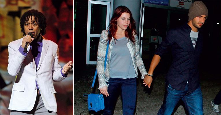 Alexandre Pato e Barbara Berlusconi curtem show de Djavan