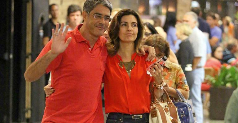 William Bonner e Fátima Bernardes: Looks afinados