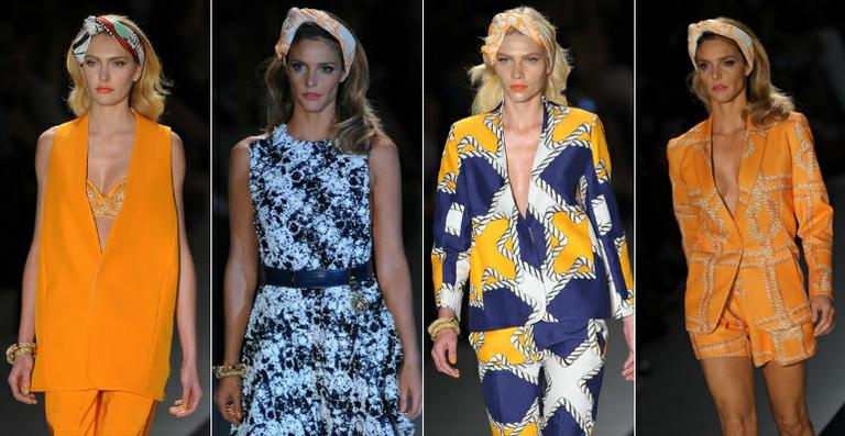 Bossa Nova e estilo navy se unem no desfile da Forum
