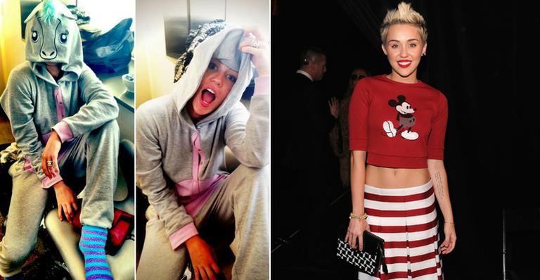 Miley Cyrus volta exibir anel de noivado em rede social