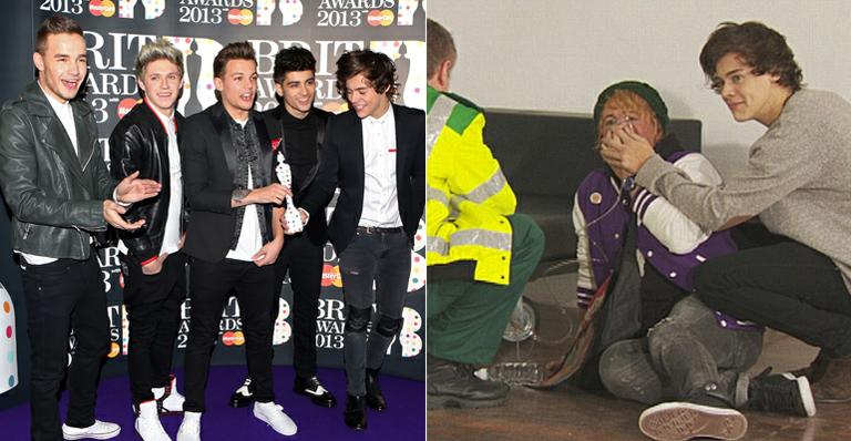 Fã passa mal e One Direction entra em pânico. Era pegadinha!
