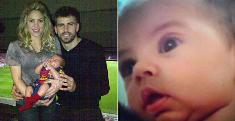 Shakira comemora dois meses do filho, Milan