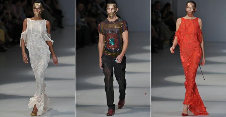 Com uma mistura de cores e cristais tchecos, Lino Villaventura encerra temporada do SPFW