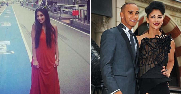 Nicole Scherzinger apoia o namorado, Lewis Hamilton, no GP da Malásia