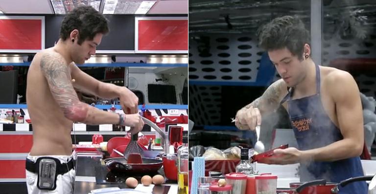Único homem no BBB, Nasser paparica as três sisters