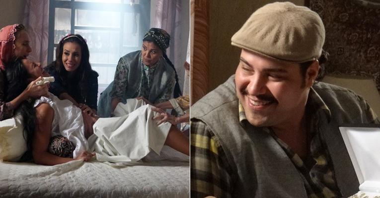 ‘Salve Jorge’: Demir e Tamar ganham um menino