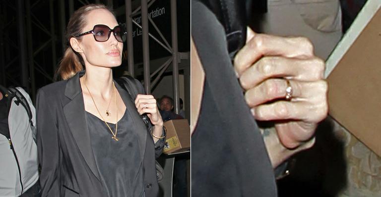 Angelina Jolie desmente rumores de que já se casou com Brad Pitt
