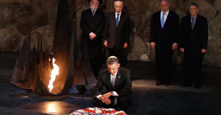 Barack Obama visita memorial em Jerusalém