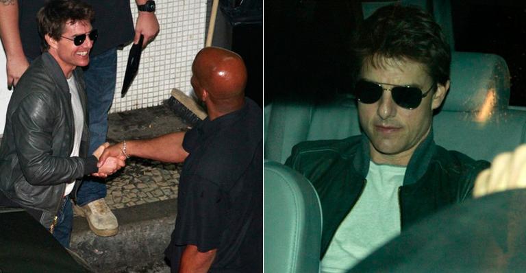 Tom Cruise desembarca no Rio de Janeiro