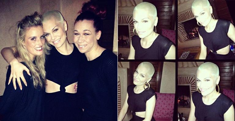Aniversariante do dia, Jessie J aparece com a careca descolorida