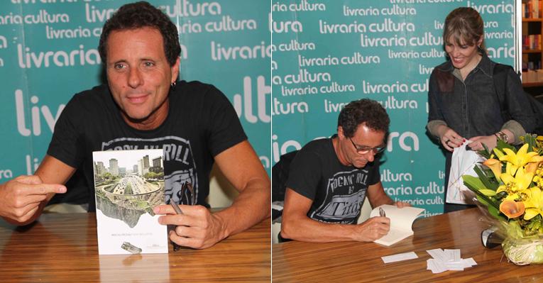 Tony Bellotto lança o livro ‘Machu Picchu’ em São Paulo