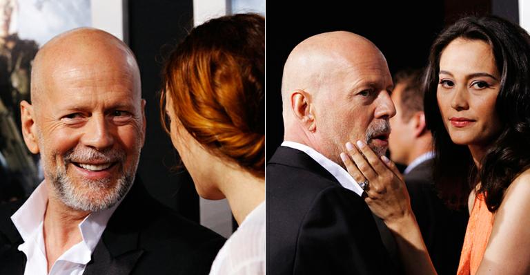 Bruce Willis volta a surgir de cavanhaque