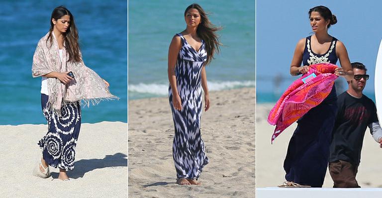 Camila Alves realiza ensaio em Miami, EUA
