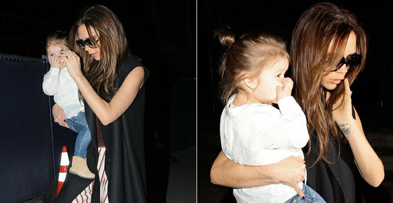 Victoria Beckham e sua pequena Harper