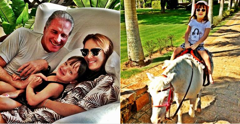 Família Justus se reúne em sítio durante feriado de Páscoa