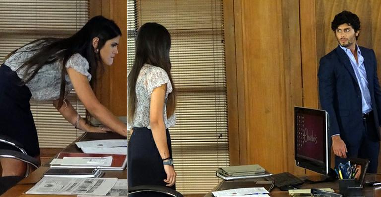 Isadora é pega no flagra por Ronaldo ao vasculhar computador de Felipe
