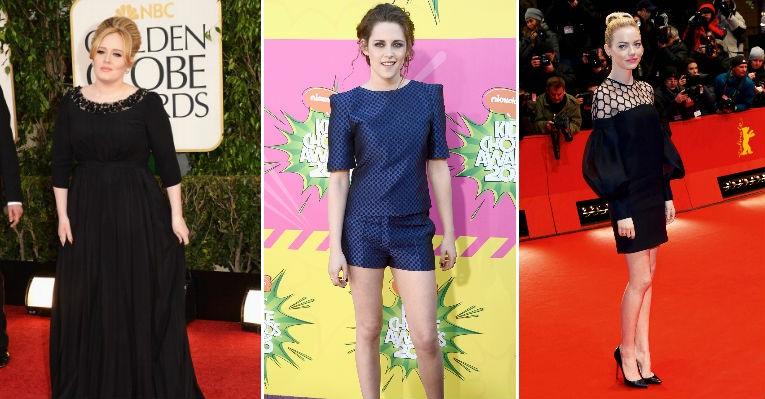 Adele, Kristen Stewart e Emma Stone reforçam a tendência pele ‘Branca de Neve’