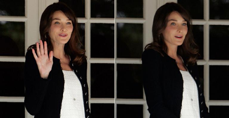 Carla Bruni abandona entrevista após pergunta sobre Sarkozy
