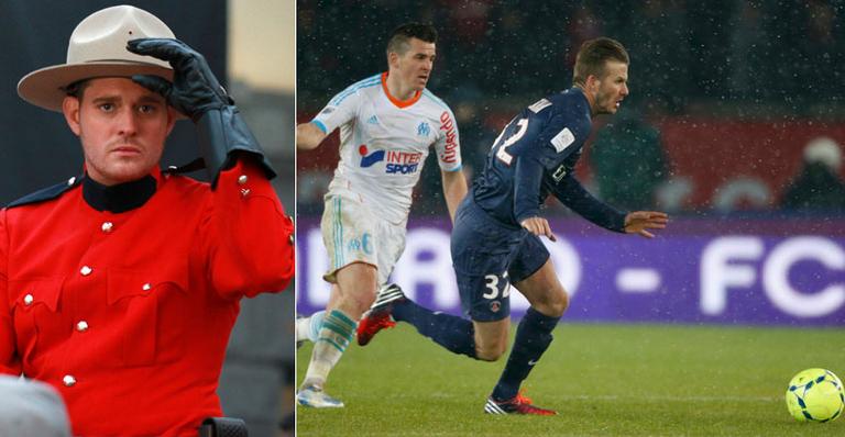 Michael Bublé quer que o filho jogue futebol como David Beckham