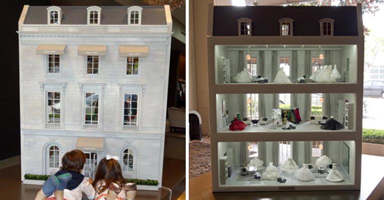 Monique Lhuillier cria casa de bonecas e vestidos de noiva em miniatura