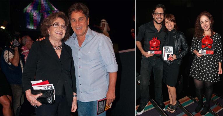 Lúcio Mauro Filho e Débora Lamm recebem prêmio teatral