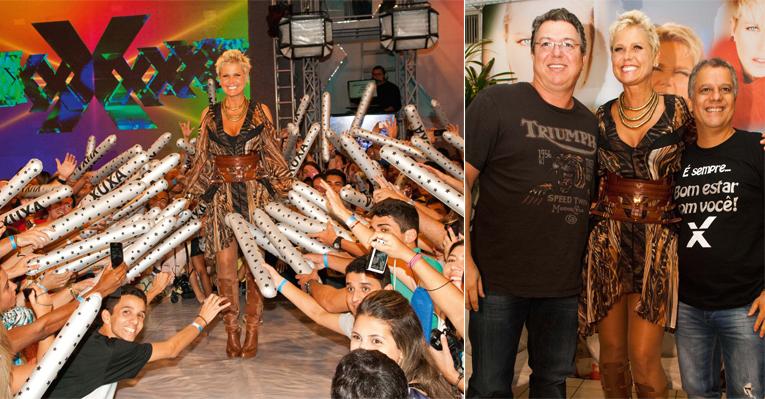Emoção de Xuxa em programa de aniversário