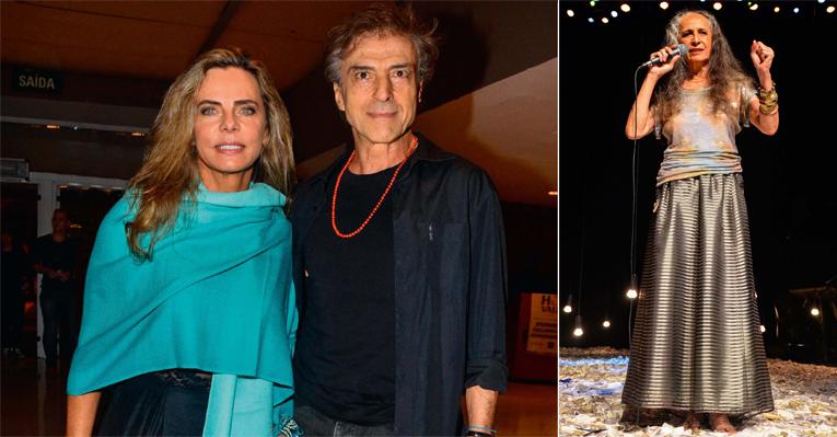 Maria Bethânia é aplaudida por estrelas em São Paulo