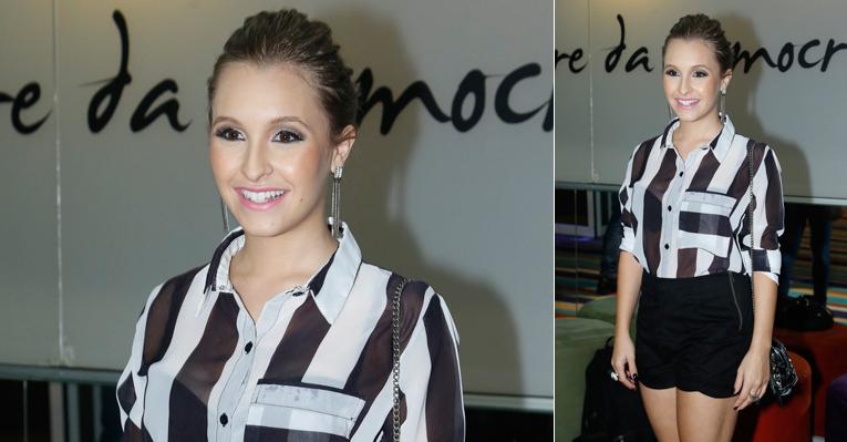 ‘Estou feliz’, diz Carla Diaz, que não assume namoro com Bernardo Mesquita