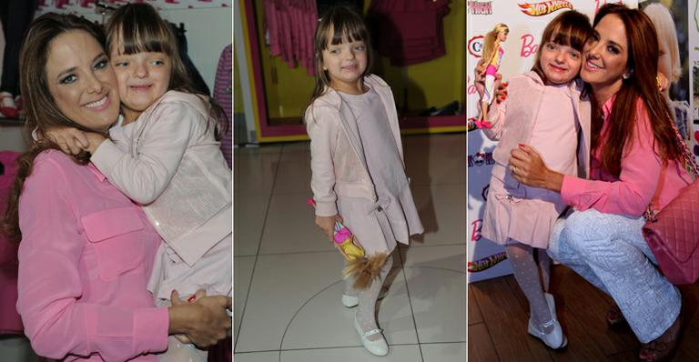 Ticiane Pinheiro e Rafa Justus conferem desfile infantil