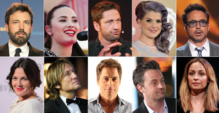 Relembre 10 famosos que precisaram passar pelo rehab