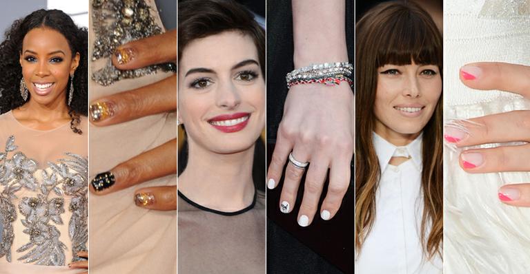 Unhas decoradas das famosas no red carpet